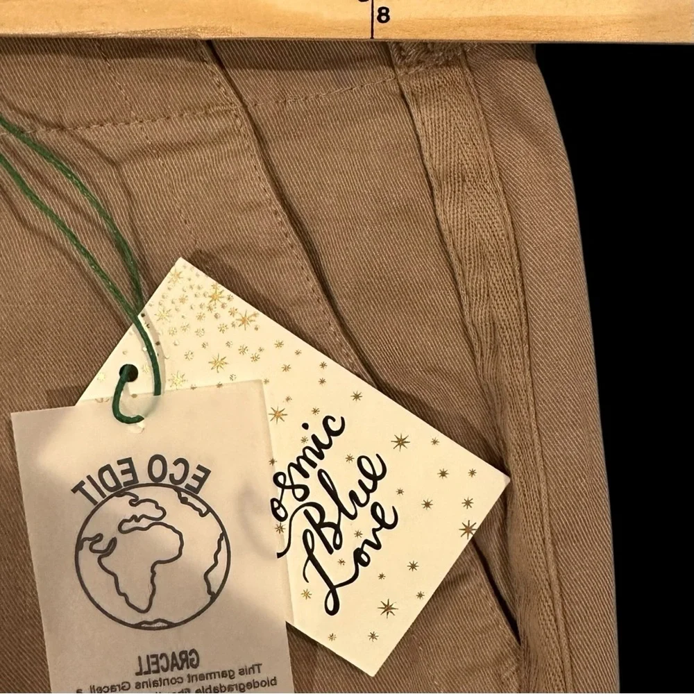 New With Tags.  Woman’s Cosmic Blue Love Ankle Cargo Tan Sz. 29 Nice! - Picture 6 of 15